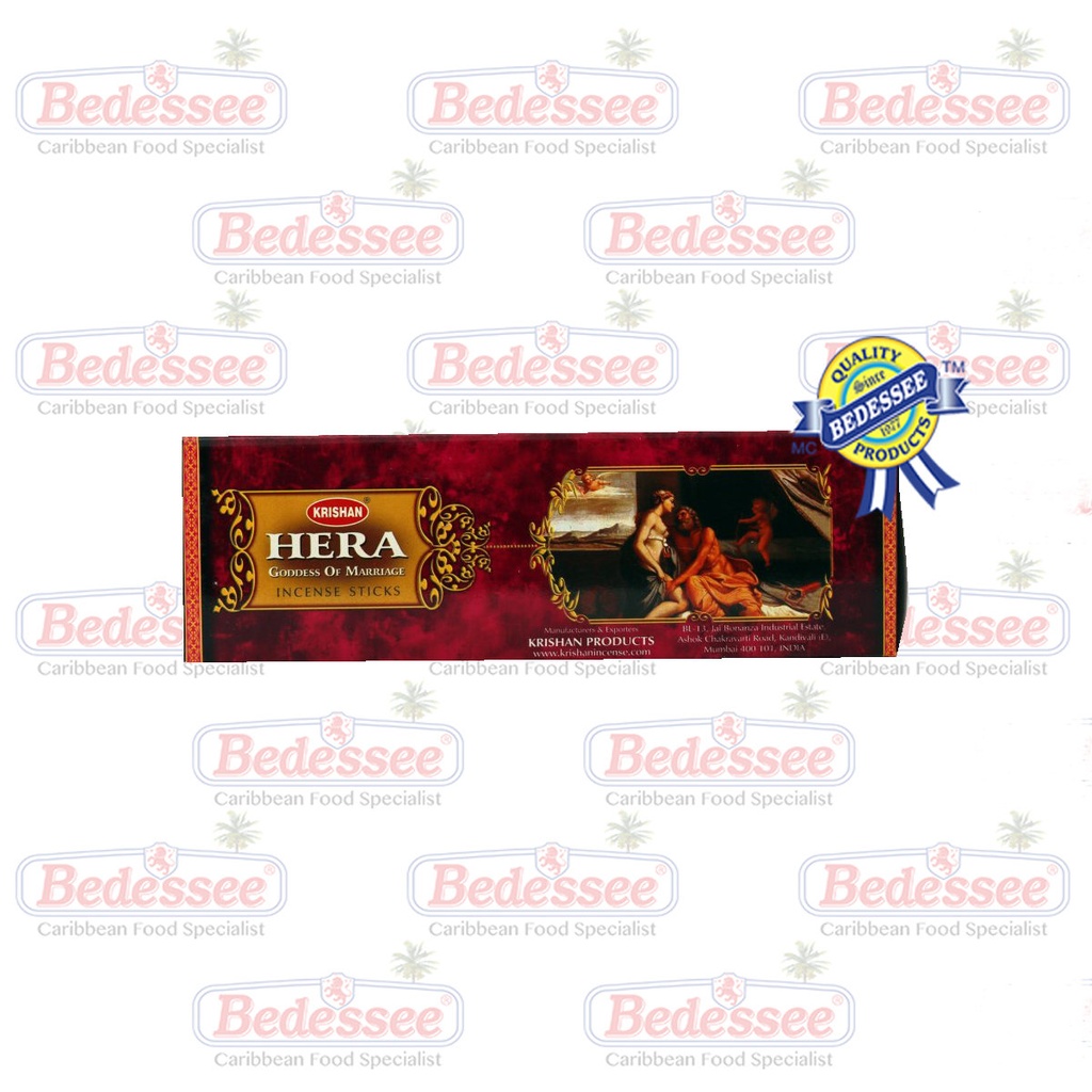 KRISHAN INCENSE HERAGODDESS OF MARIAGE 8 STICKS
