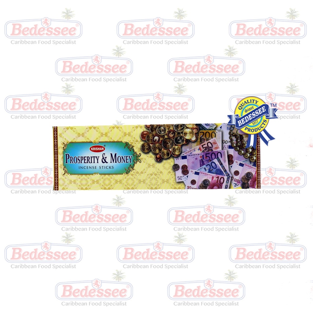 KRISHAN INCENSE PROSPERITY AND MONEY 8 STICKS