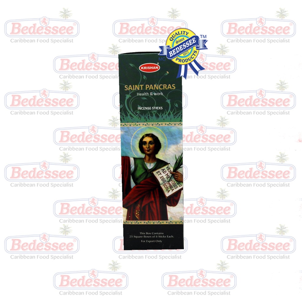 KRISHAN INCENSE ST PANCRAS 8 STICKS