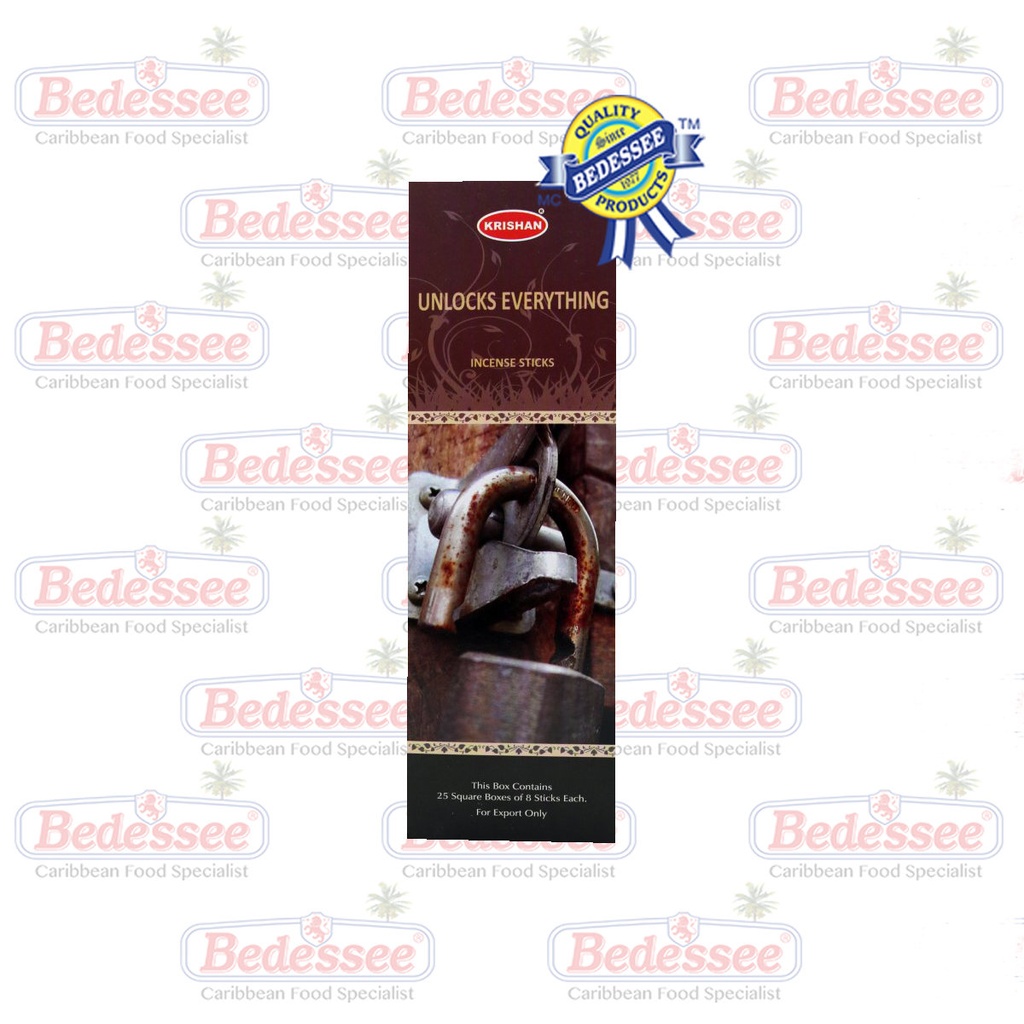 KRISHAN INCENSE UNLOCK EVERYTHING 8 STICKS