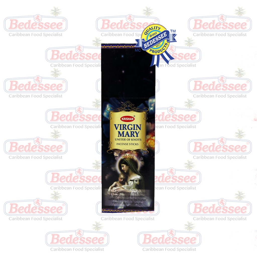 KRISHAN INCENSE VIRGIN MARY 8 STICKS