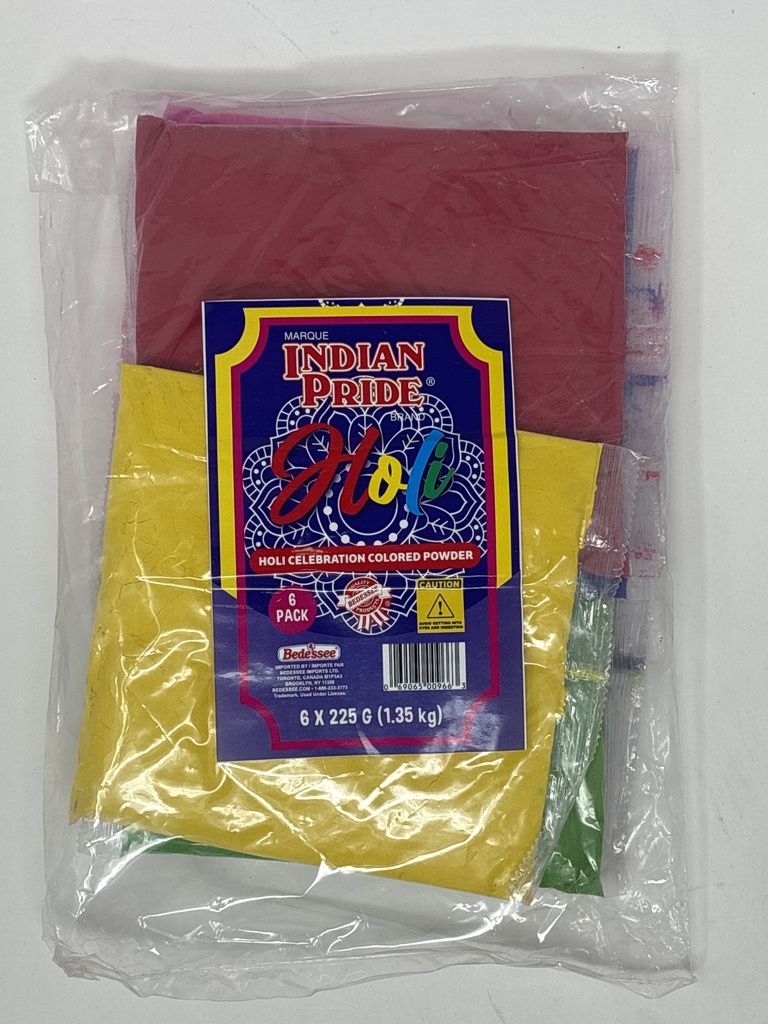 INDIAN PRIDE POWDER HOLI MIXED 225 G