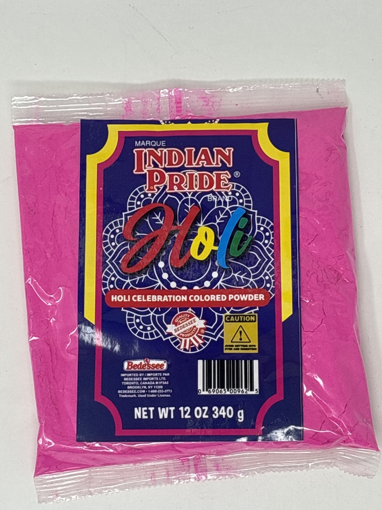 INDIAN PRIDE POWDER HOLI PINK 340 G