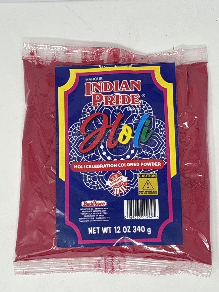INDIAN PRIDE POWDER HOLI RED 340 G