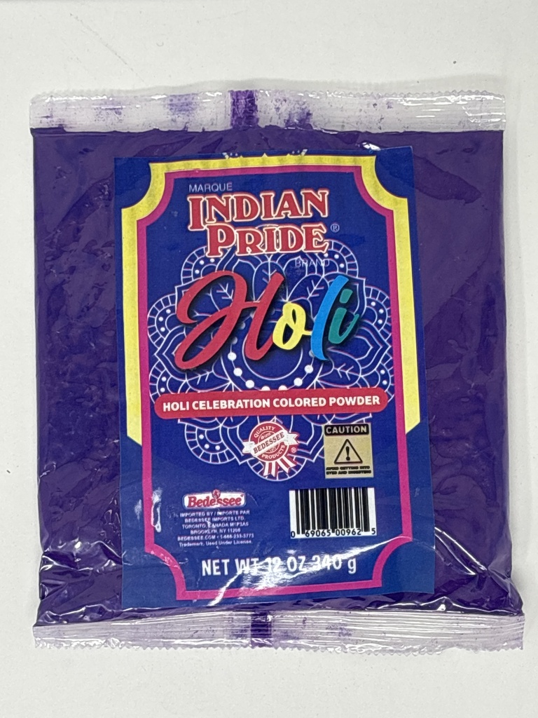 INDIAN PRIDE POWDER HOLI PURPLE 340 G