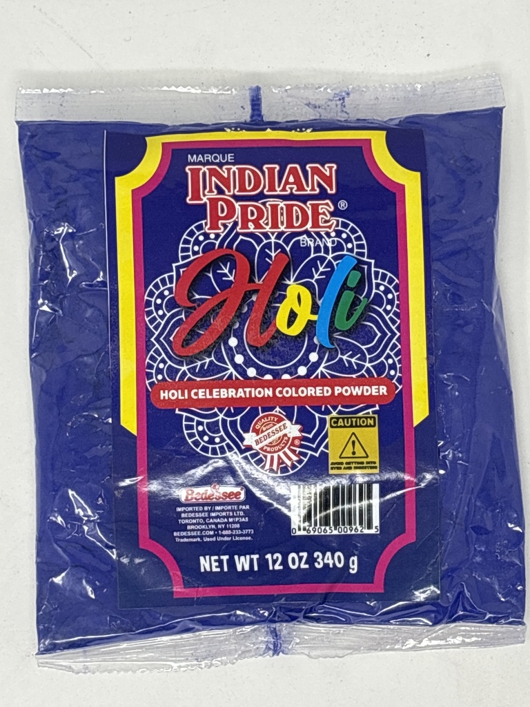 INDIAN PRIDE POWDER HOLI BLUE 340 G