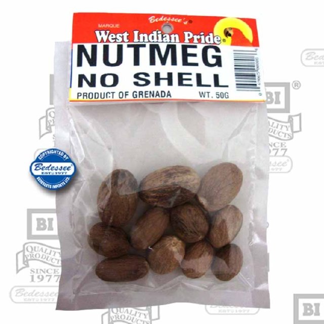 WEST INDIAN PRIDE NUTMEG WHOLE NO SHELL 8 PC