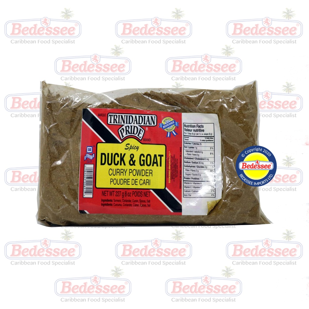 TRINIDADIAN PRIDE CURRY POWDER DUCK & GOAT 227 G