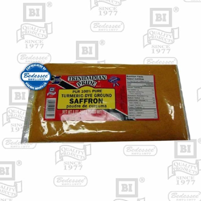 TRINIDADIAN PRIDE TURMERIC SAFFRON POWDER 227 G