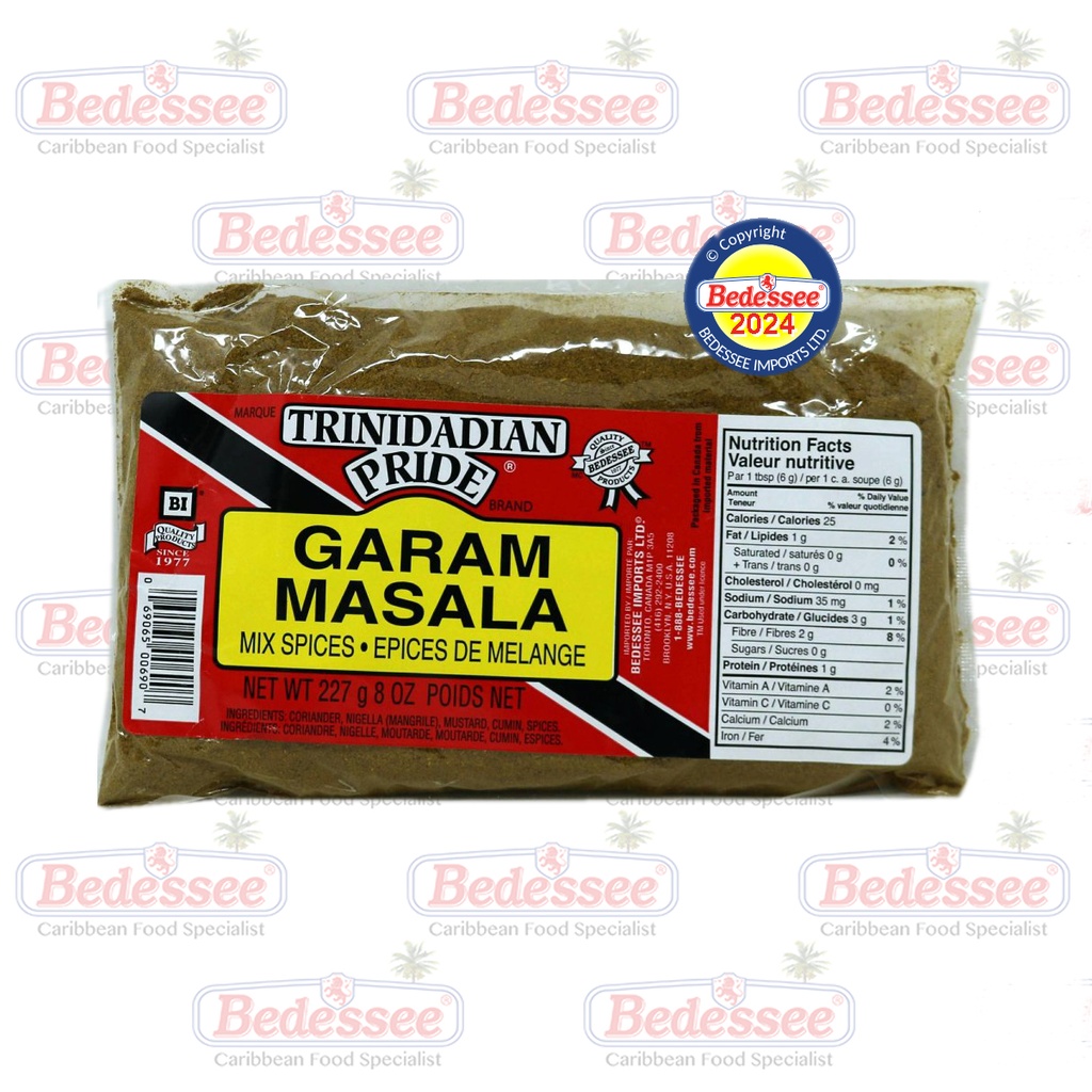 TRINIDADIAN PRIDE GARAM MASALA BAG 227 G