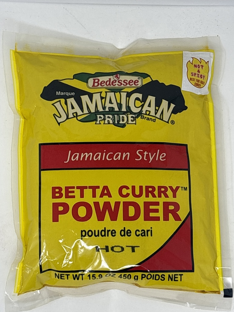 JAMAICAN PRIDE CURRY POWDER HOT BETTA 450 G