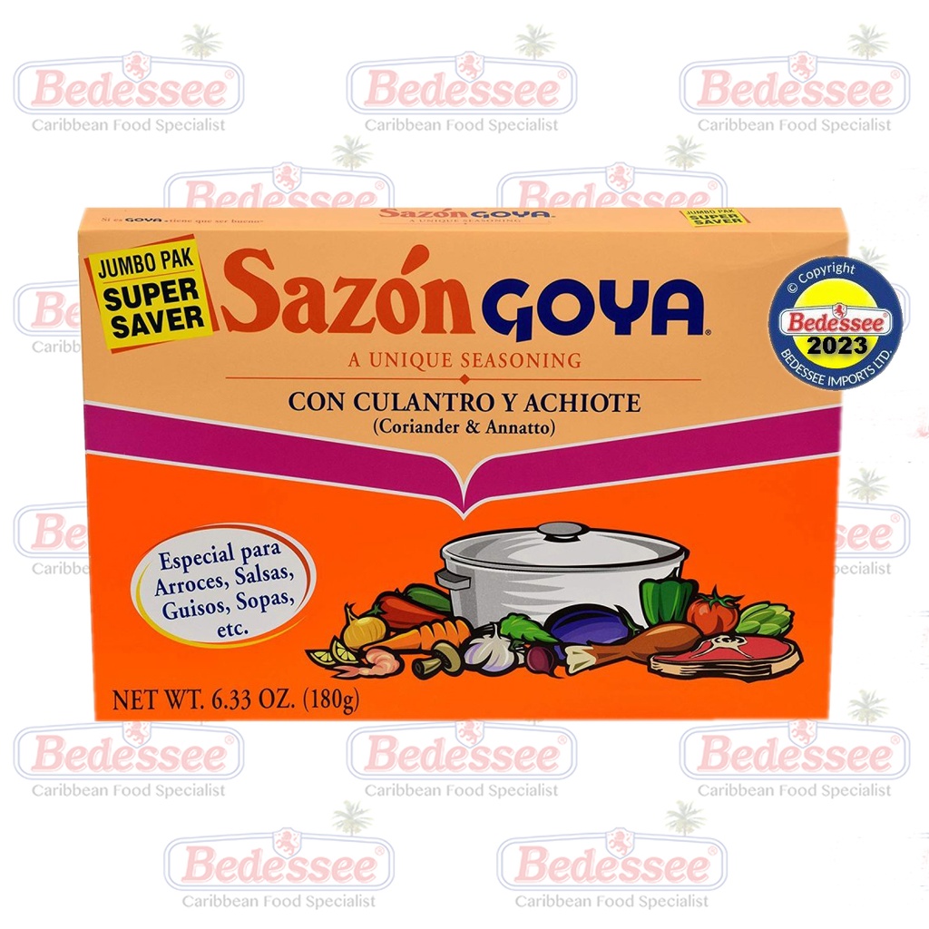 GOYA SAZON CULANTRO ACHIOTE JUMBO 6.33 OZ