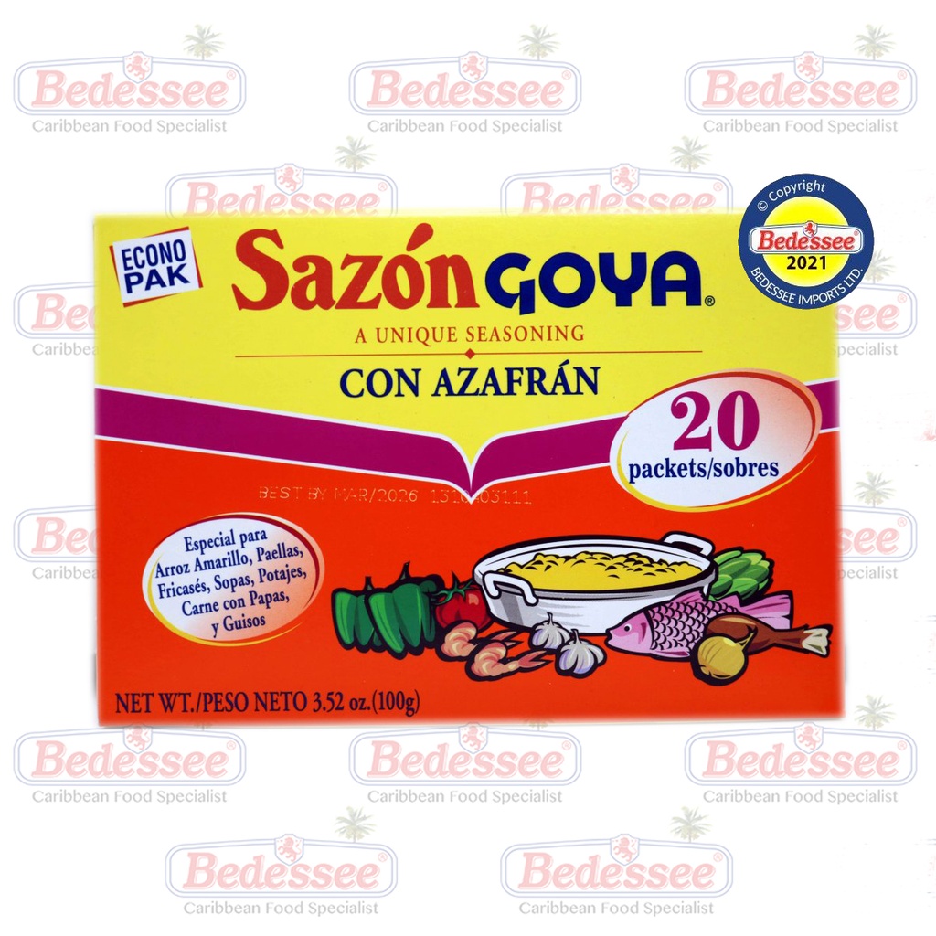 GOYA SAZON AZAFRAN 3.52 OZ