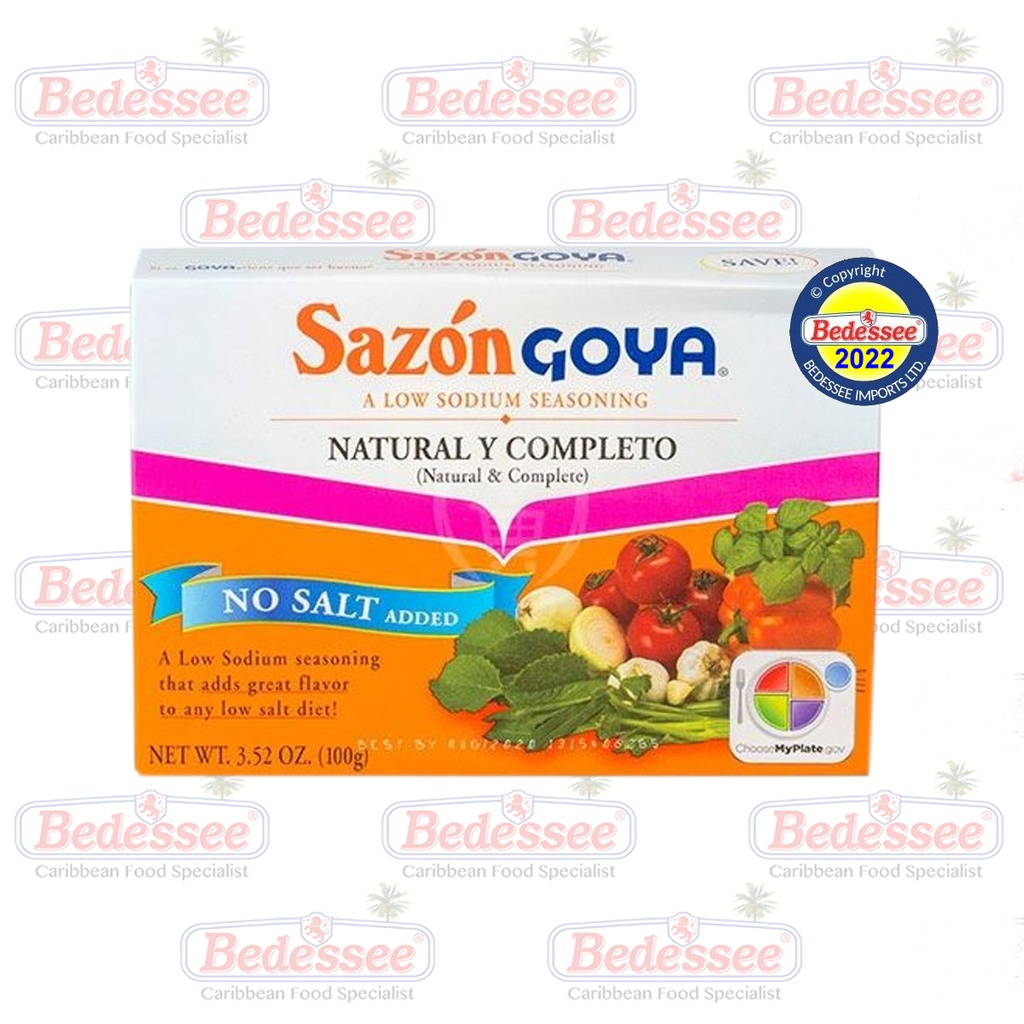 GOYA SAZON WITH NATURAL COMPLETE NO SALT 3.52 OZ