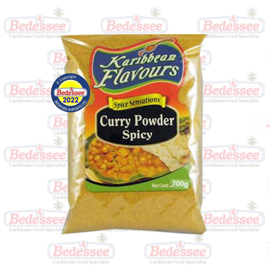 KARIBBEAN FLAVOURS CURRY POWDER HOT 200 G