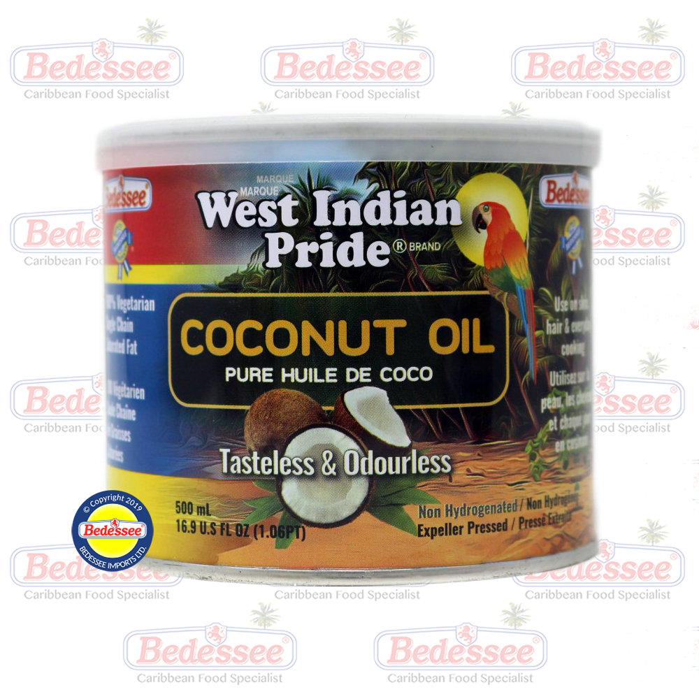 WEST INDIAN PRIDE COCONUT OIL CAN 500 ML