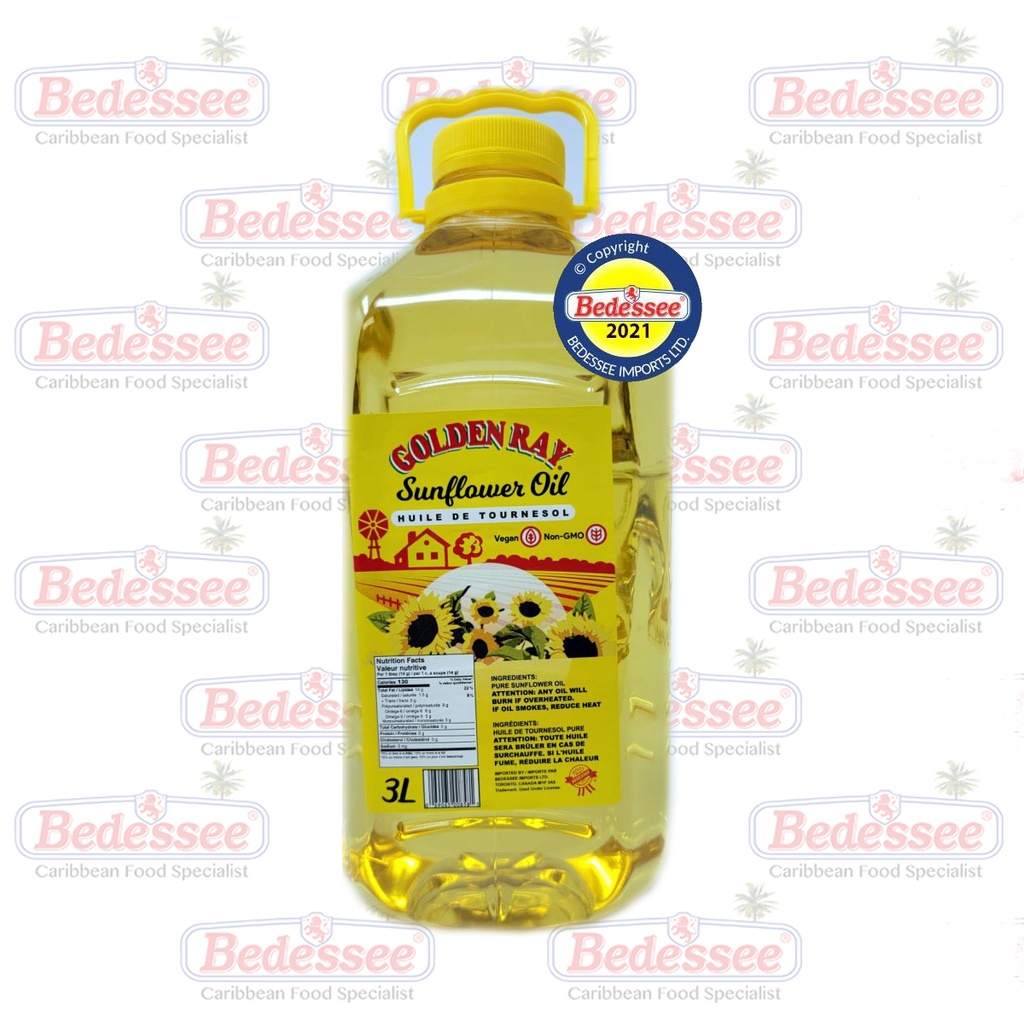 GOLDEN RAY SUNFLOWER OIL 3 L