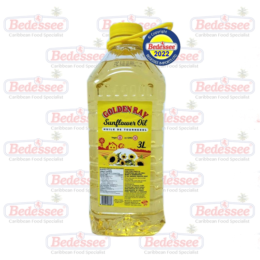 GOLDEN RAY SUNFLOWER OIL 3 L