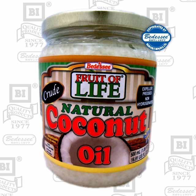 FRUIT OF LIFE COCONUT OIL NATURAL CRUDE 500 ML