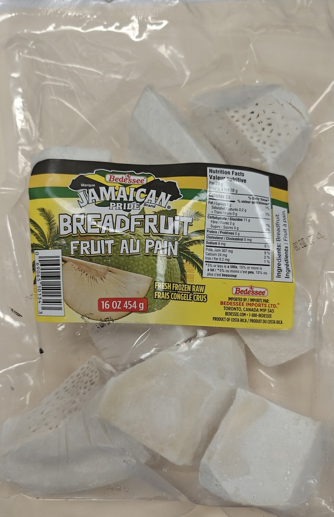 JAMAICAN GOLD BREADFRUIT FROZEN RAW BULK 15 KGS