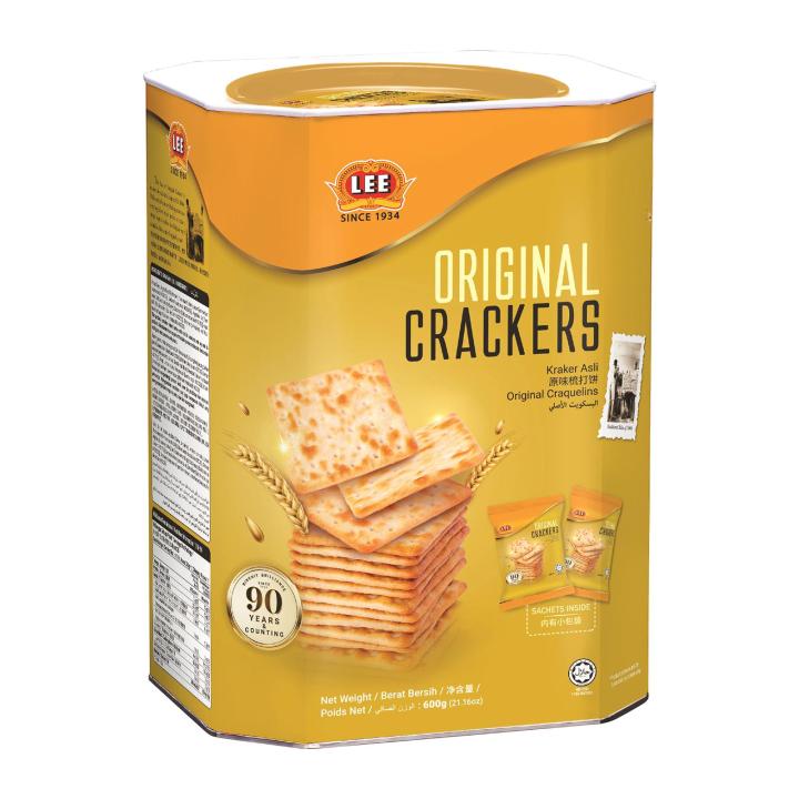 LEE ORIGINAL CRACKERS TIN 600 GM