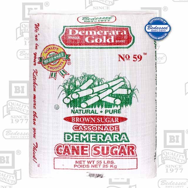 DEMERARA GOLD DEMERARA SUGAR BAG 25 KG