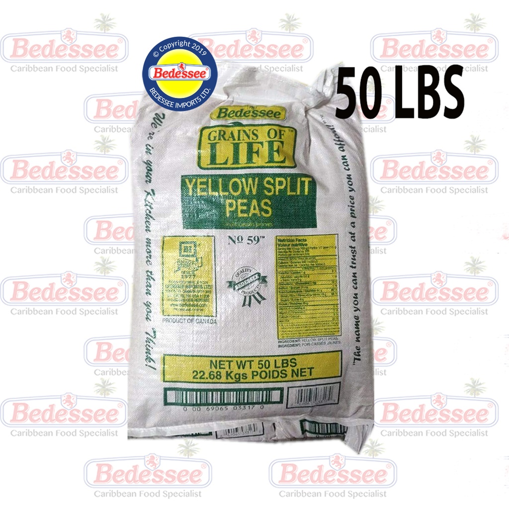 CHICO YELLOW SPLIT PEAS 50 LB