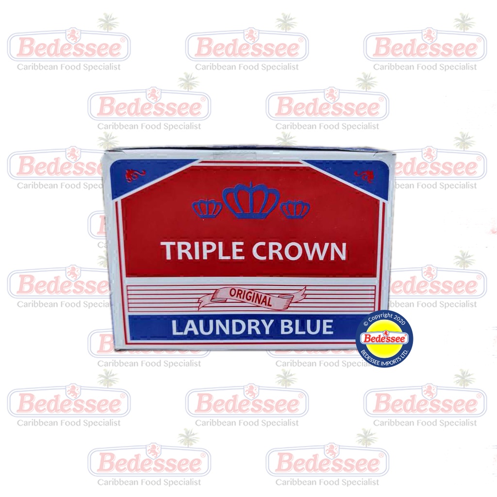 TRIPLE CROWN LAUNDRY BLUE SQUARE 48 PC
