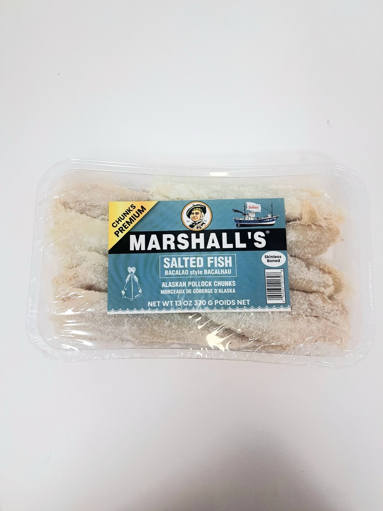 MARSHALL'S SALTFISH CHUNKS TRAYS 370 G