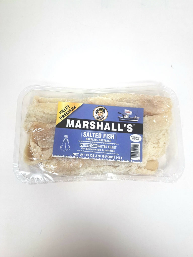 MARSHALL'S SALTFISH COD FILLET TRAY 370 G