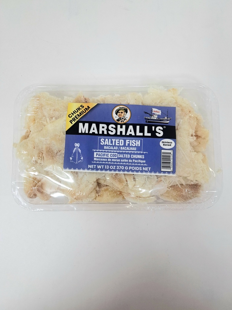 MARSHALL'S SALTFISH COD CHUNK TRAY 370 G
