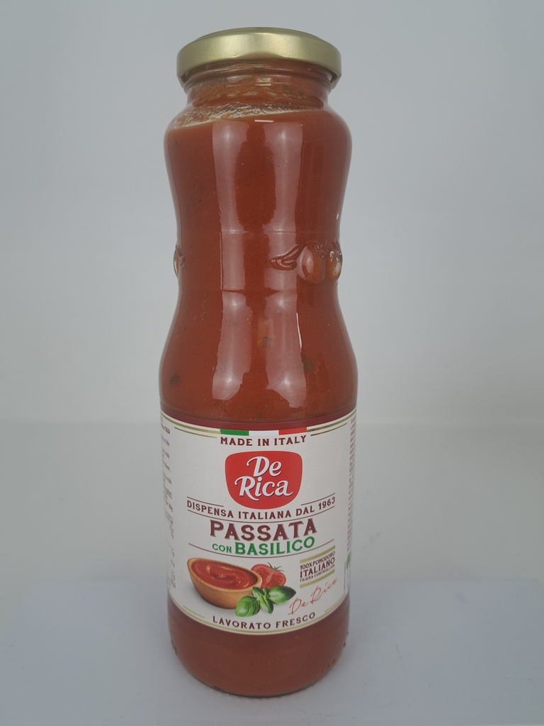 DE RICA TOMATO SAUCE BASIL 700 ML