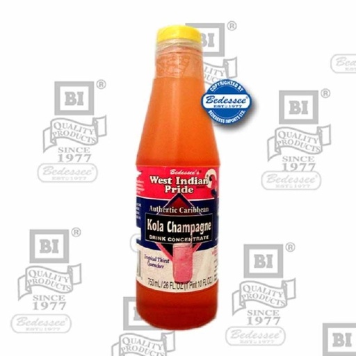 WEST INDIAN PRIDE SYRUP KOLA CHAMPAGNE 750 ML