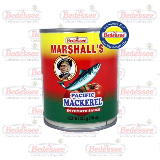 MARSHALL'S MACKEREL TOMATO 225 G