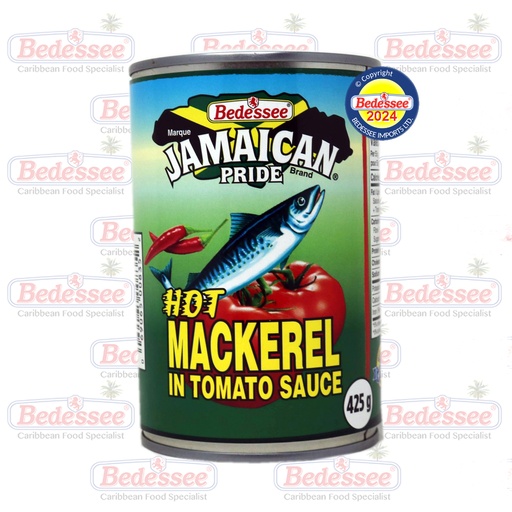 JAMAICAN PRIDE MACKEREL TOMATO TALL 425 G