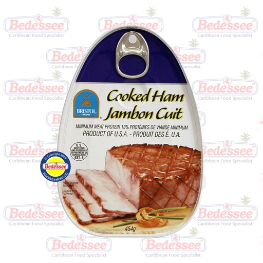 BRISTOL HAM COOKED OVAL 454 G