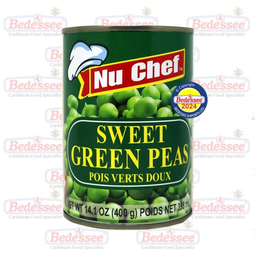 NU CHEF GREEN PEAS CANNED 425 G