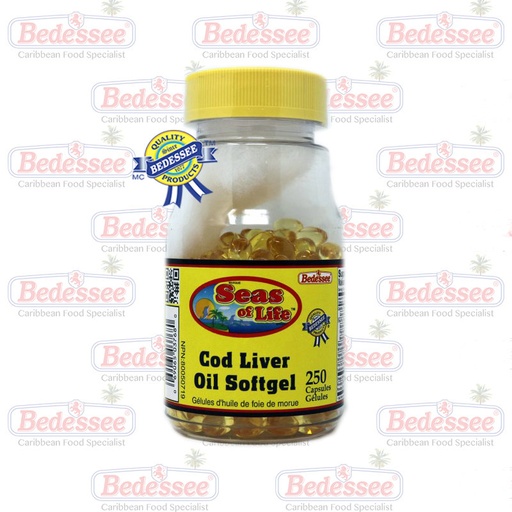 SEAS OF LIFE COD LIVER OIL CAPSULES 250's