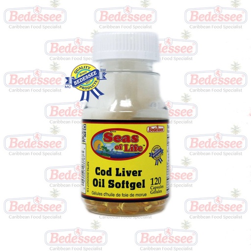 SEAS OF LIFE COD LIVER OIL CAPSULES 120's