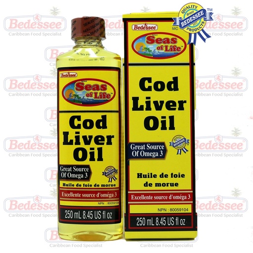 SEAS OF LIFE COD LIVER OIL REGULAR 250 ML