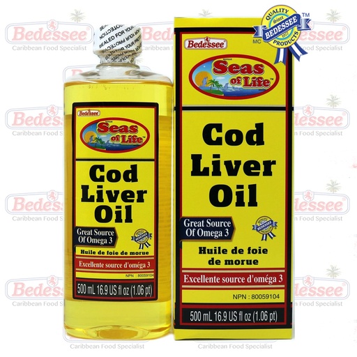 SEAS OF LIFE COD LIVER OIL REGULAR 500 ML