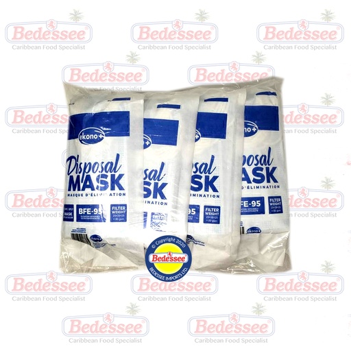 EKONO PLUS MASK 3PLY 20PK -200 MASKS 20 PC