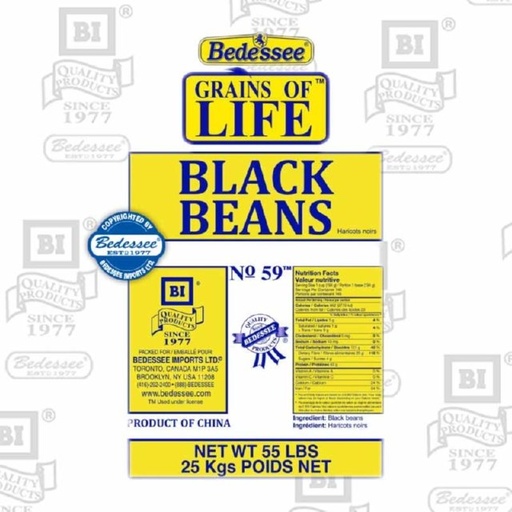 CHICO BLACK BEANS 25 KG