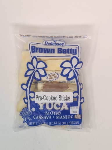 BROWN BETTY CASSAVA YUCA FRIES PRE COOKED 500 G