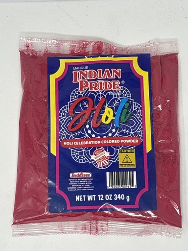 INDIAN PRIDE POWDER HOLI RED 340 G