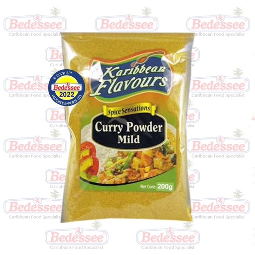 KARIBBEAN FLAVOURS CURRY POWDER MILD 200 G