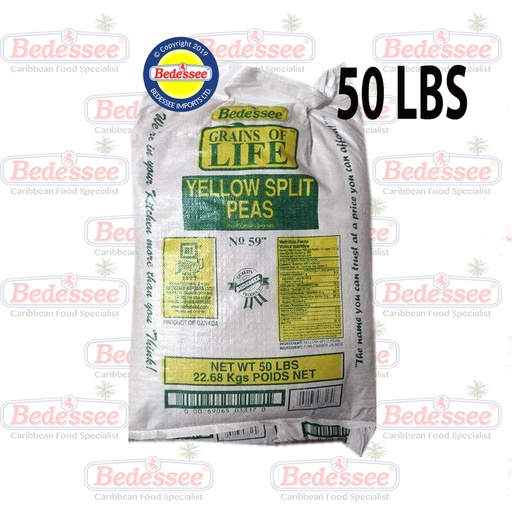 CHICO YELLOW SPLIT PEAS 50 LB