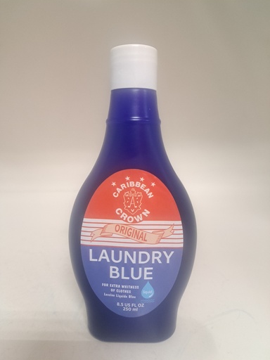 CARIBBEAN CROWN LAUNDRY BLUE LIQUID 12X250 ML