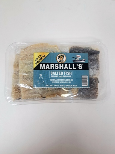 MARSHALL'S SALTFISH BONE-IN TRAY 370 G