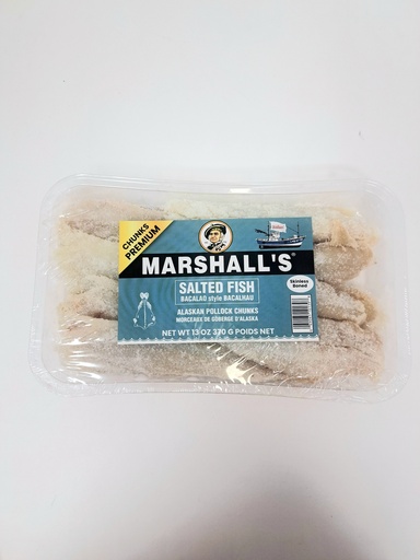 MARSHALL'S SALTFISH CHUNKS TRAYS 370 G